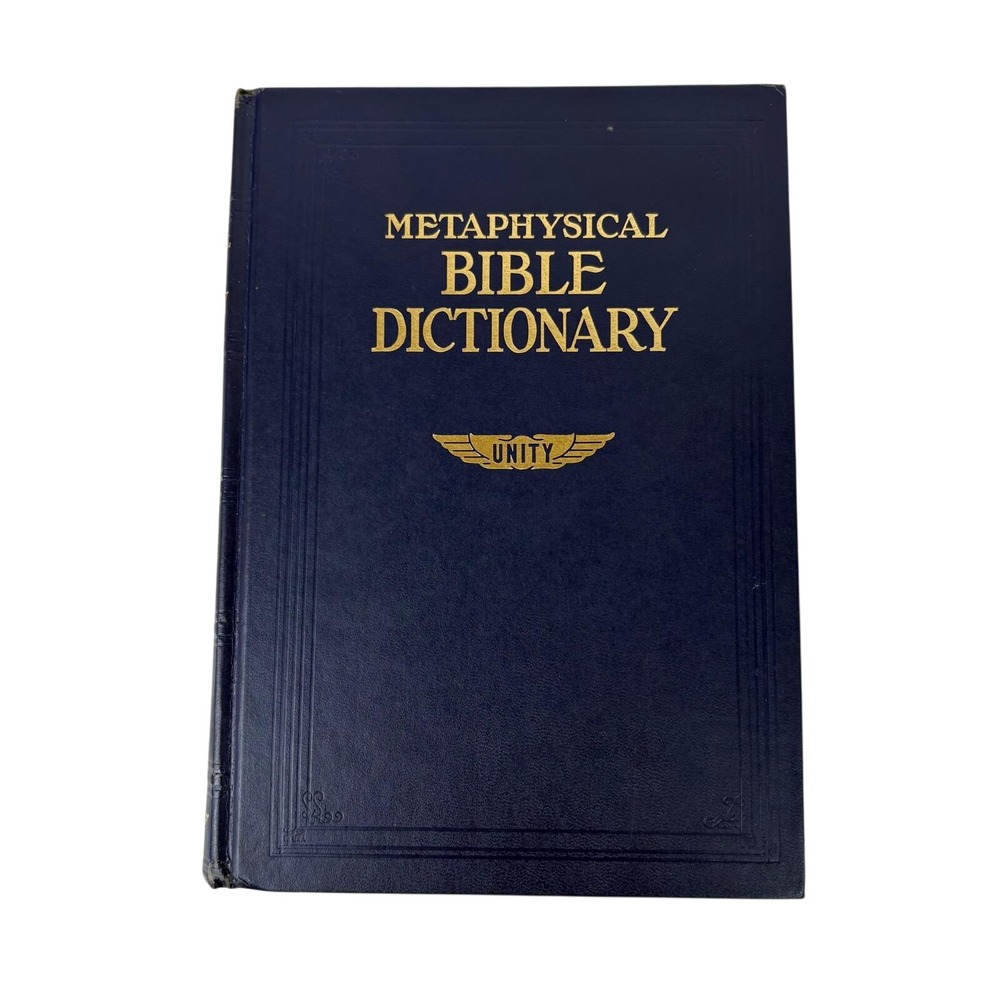 Vintage Metaphysical Bible Dictionary HB Fillmore Unity School Christianity Blue